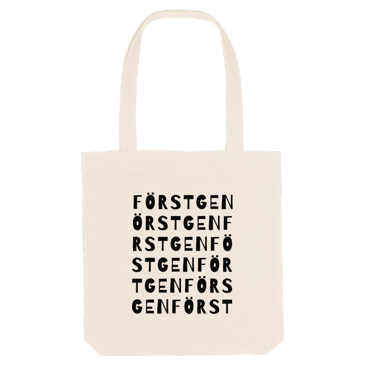 Förstgen ordlek tygkasse – tygkasse från PinShirt