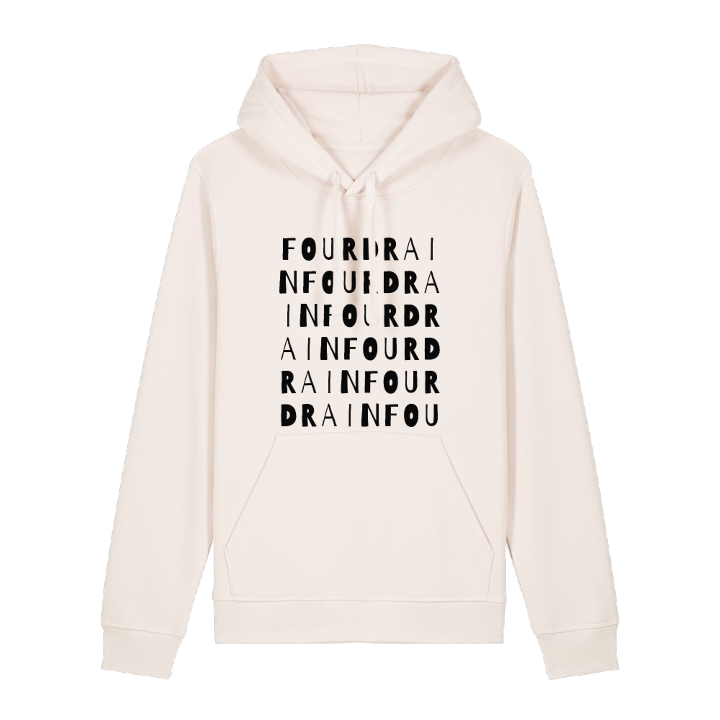 Fourdrain ordlek hoodie – hoodie från PinShirt