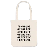 Foxwolde ordlek tygkasse