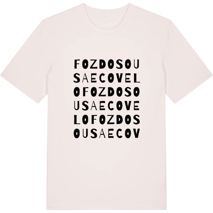 Foz do Sousa e Covelo ordlek t-shirt – t-shirt från PinShirt
