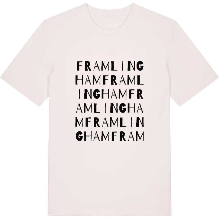 Framlingham ordlek t-shirt – t-shirt från PinShirt