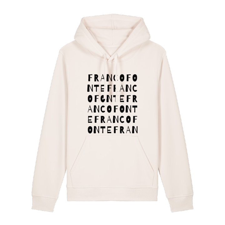 Francofonte ordlek hoodie – hoodie från PinShirt