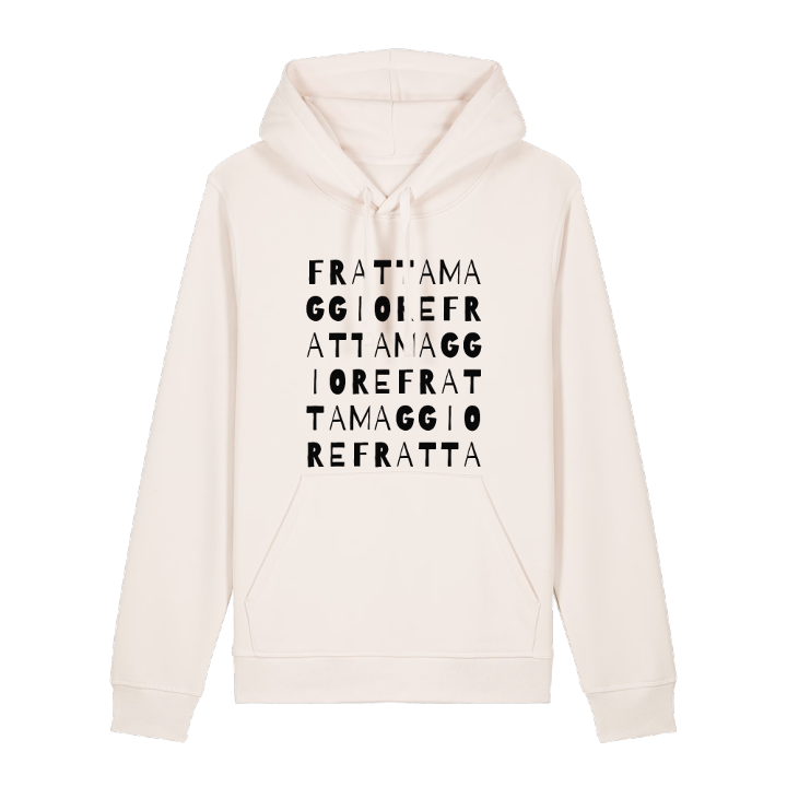 Frattamaggiore ordlek hoodie – hoodie från PinShirt