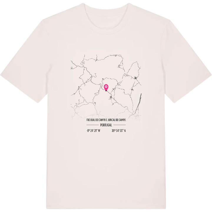 Freixial do Campo e Juncal do Campo karta t-shirt – t-shirt från PinShirt