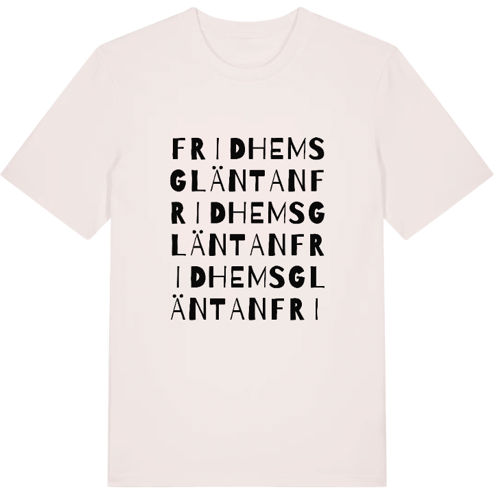Fridhemsgläntan ordlek t-shirt – t-shirt från PinShirt