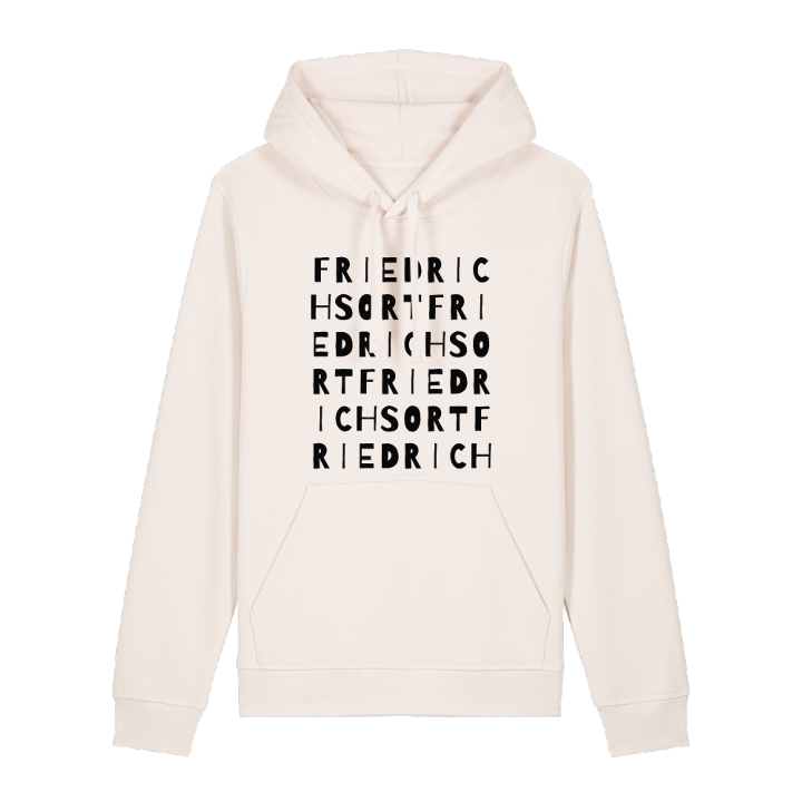 Friedrichsort ordlek hoodie – hoodie från PinShirt