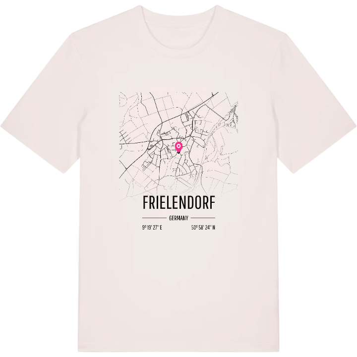Frielendorf karta t-shirt – t-shirt från PinShirt