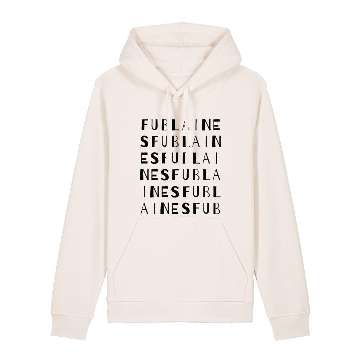 Fublaines ordlek hoodie – hoodie från PinShirt