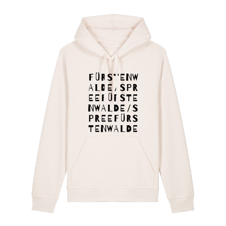 Fürstenwalde/Spree ordlek hoodie – hoodie från PinShirt