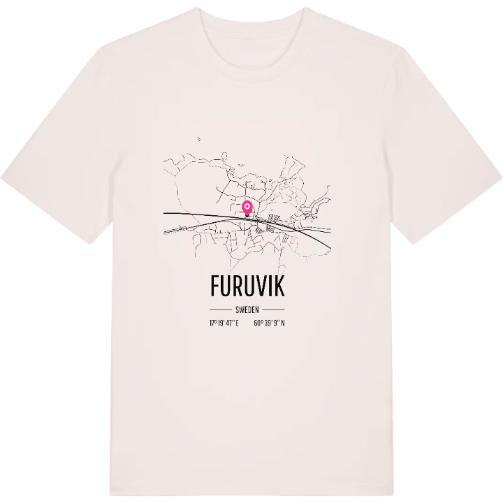 Furuvik karta t-shirt – t-shirt från PinShirt