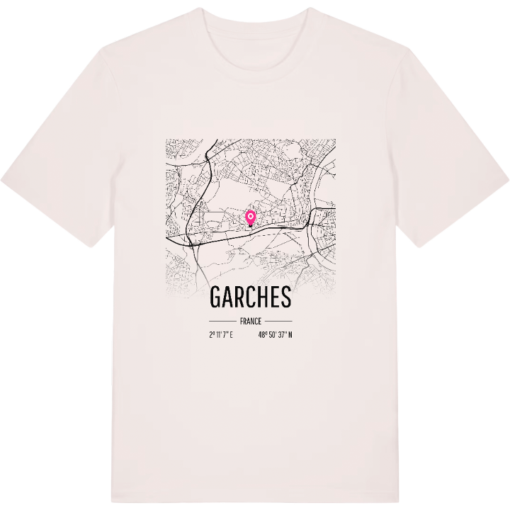 Garches karta t-shirt – t-shirt från PinShirt