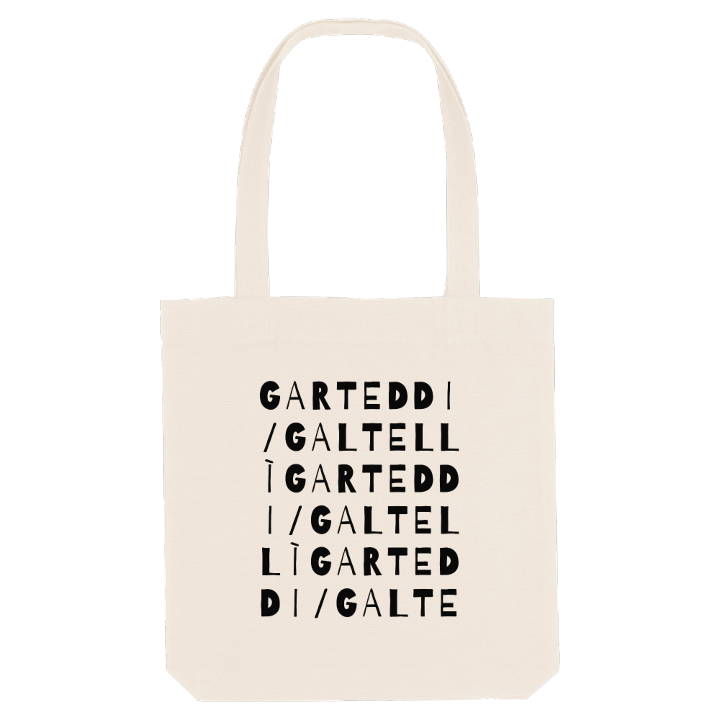 Garteddi/Galtellì ordlek tygkasse – tygkasse från PinShirt