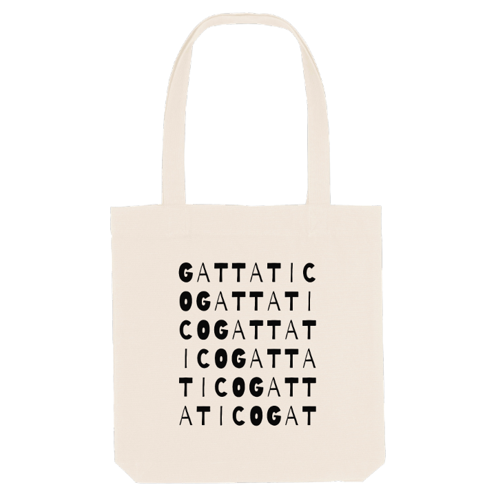 Gattatico ordlek tygkasse – tygkasse från PinShirt