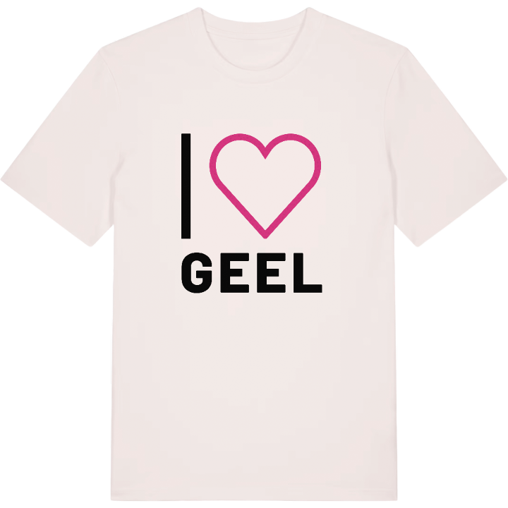 Jag älskar Geel t-shirt stort tryck – t-shirt från PinShirt