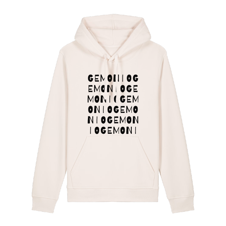 Gemonio ordlek hoodie – hoodie från PinShirt
