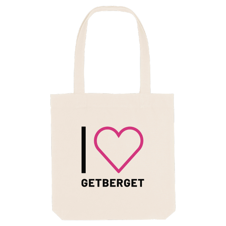 Jag älskar Getberget tygkasse stort tryck – tygkasse från PinShirt