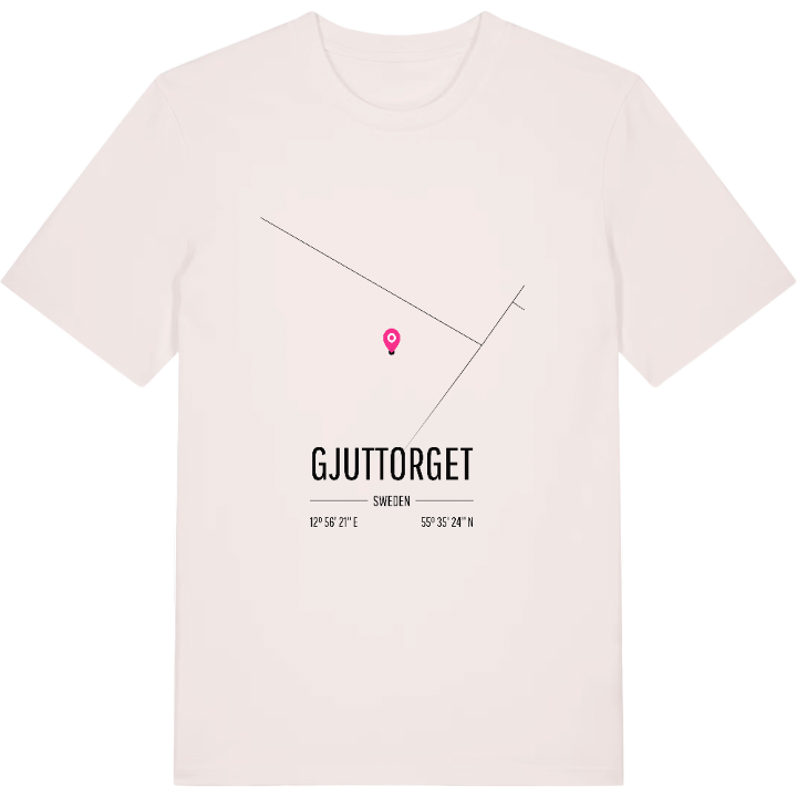 Gjuttorget karta t-shirt – t-shirt från PinShirt