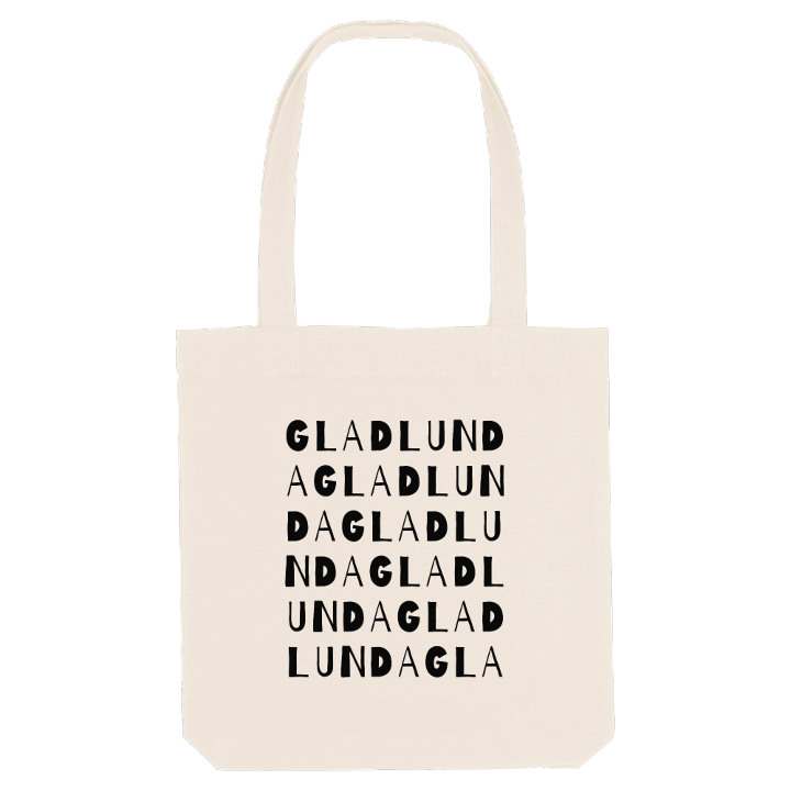 Gladlunda ordlek tygkasse – tygkasse från PinShirt