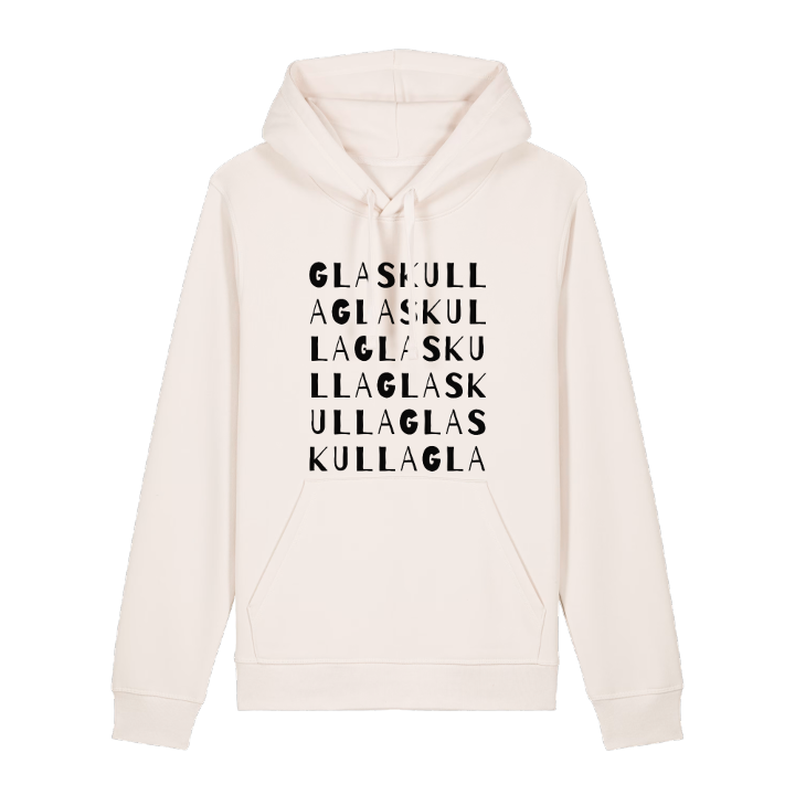 Glaskulla ordlek hoodie – hoodie från PinShirt