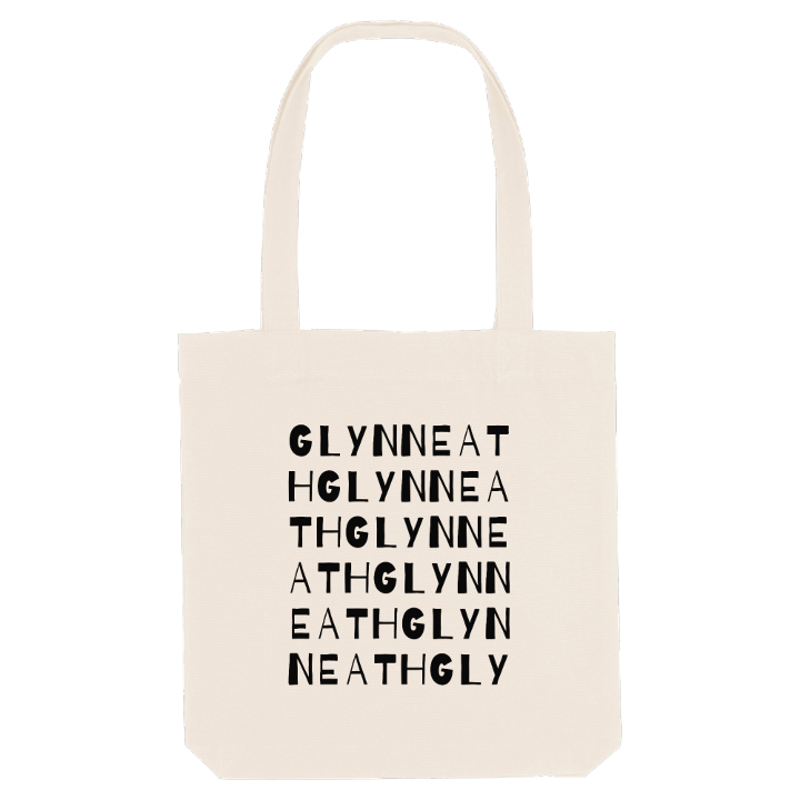 Glynneath ordlek tygkasse – tygkasse från PinShirt