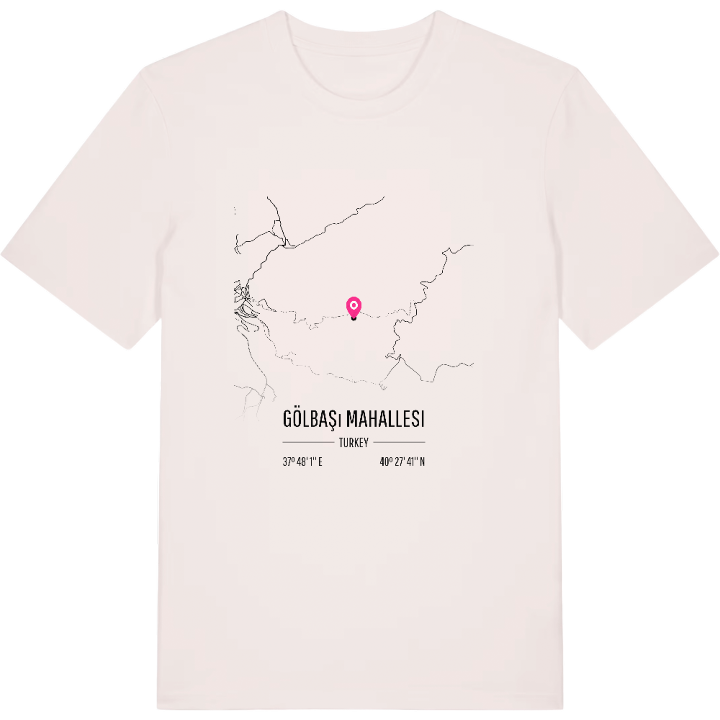 Gölbaşı Mahallesi karta t-shirt – t-shirt från PinShirt