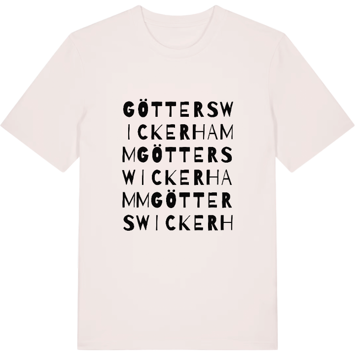 Götterswickerhamm ordlek t-shirt – t-shirt från PinShirt
