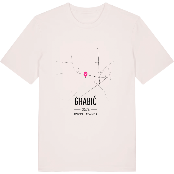Grabić karta t-shirt – t-shirt från PinShirt