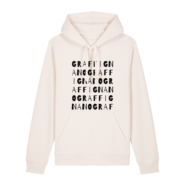 Graffignano ordlek hoodie – hoodie från PinShirt
