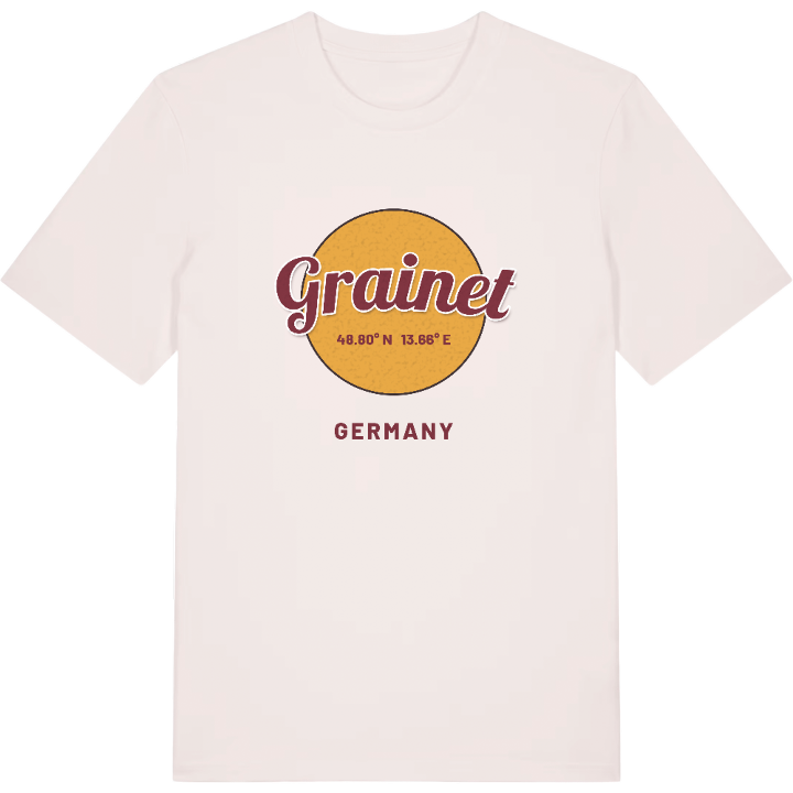 Grainet cirkel t-shirt – t-shirt från PinShirt