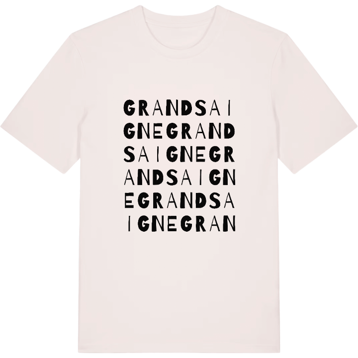 Grandsaigne ordlek t-shirt – t-shirt från PinShirt