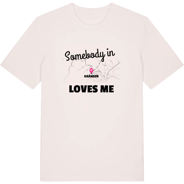 Någon i Gränsen älskar mig t-shirt – t-shirt från PinShirt