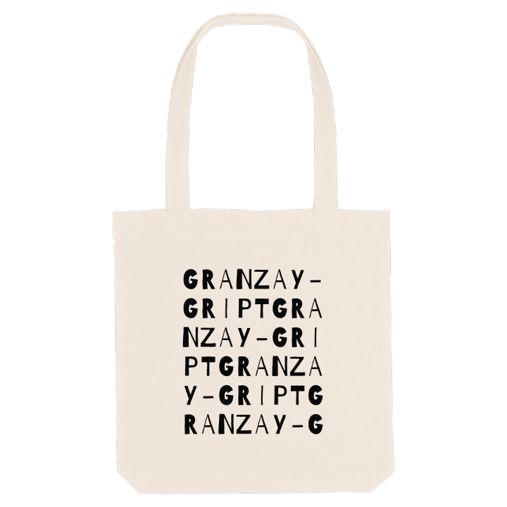 Granzay-Gript ordlek tygkasse – tygkasse från PinShirt