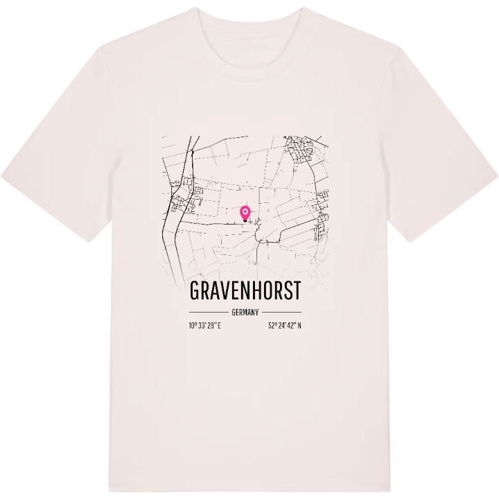 Gravenhorst karta t-shirt – t-shirt från PinShirt