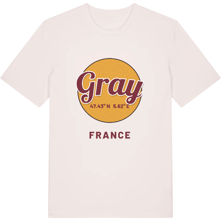 Gray cirkel t-shirt – t-shirt från PinShirt