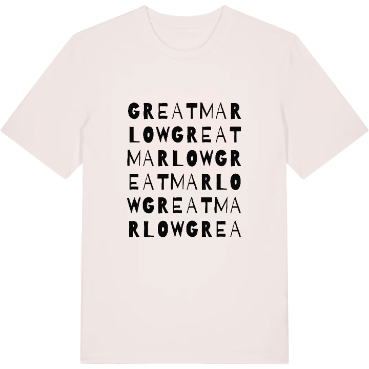 Great Marlow ordlek t-shirt – t-shirt från PinShirt