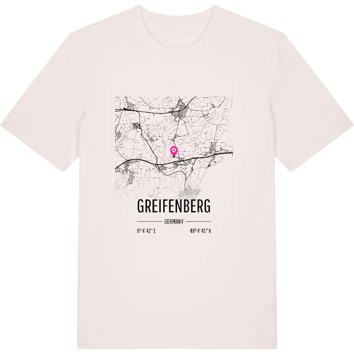 Greifenberg karta t-shirt – t-shirt från PinShirt