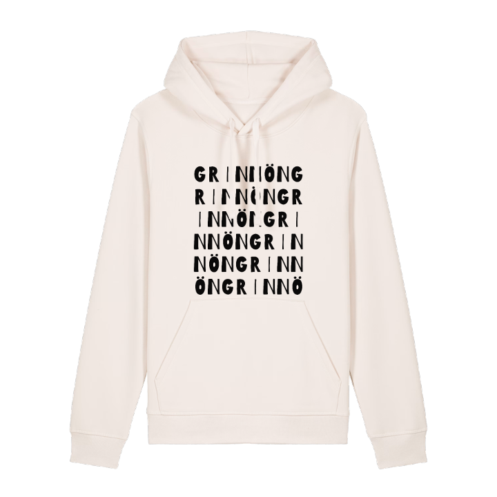 Grinnön ordlek hoodie – hoodie från PinShirt