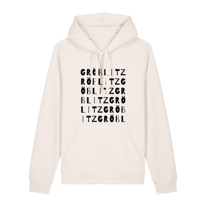 Gröblitz ordlek hoodie – hoodie från PinShirt