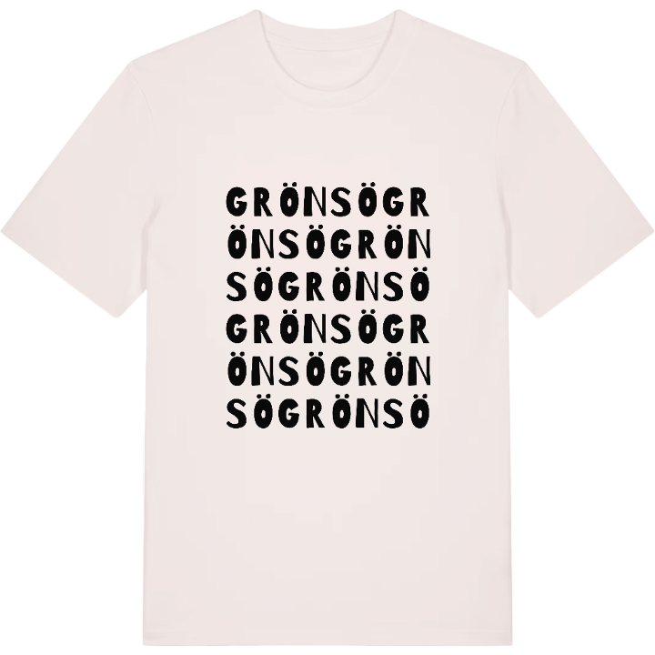 Grönsö ordlek t-shirt – t-shirt från PinShirt
