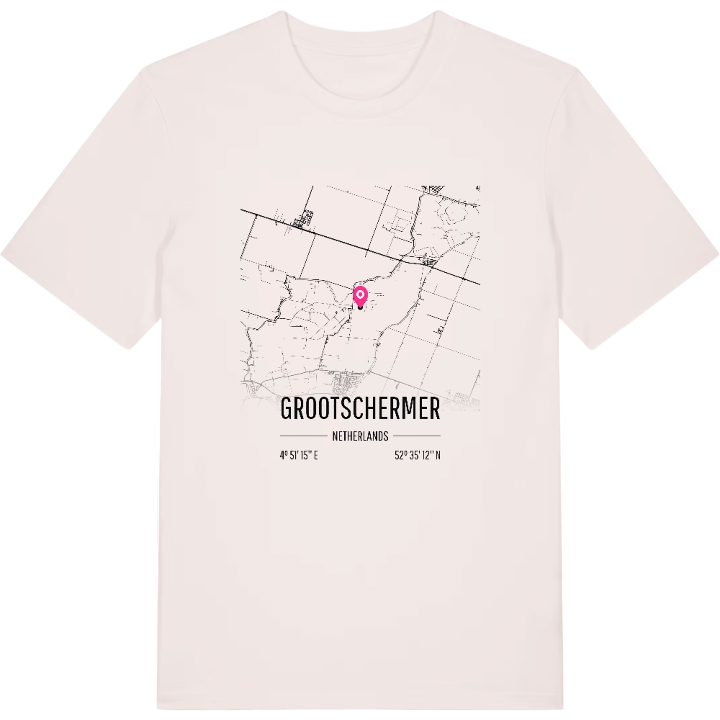 Grootschermer karta t-shirt – t-shirt från PinShirt