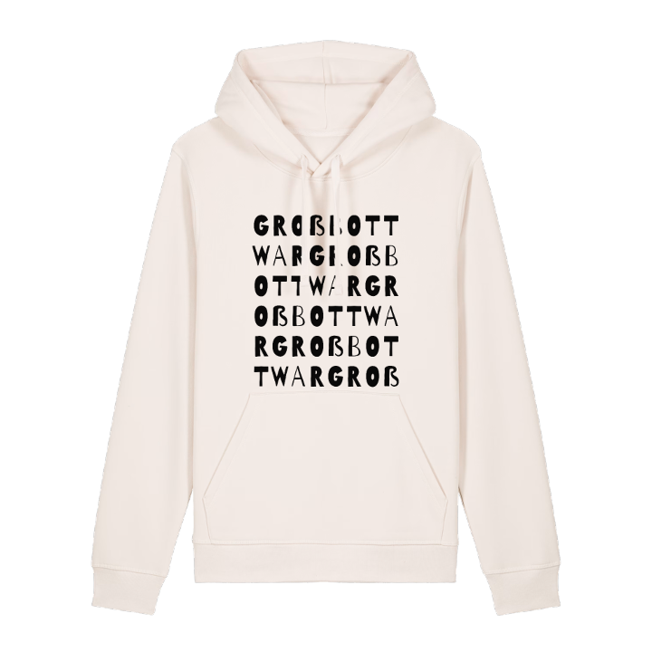 Großbottwar ordlek hoodie – hoodie från PinShirt