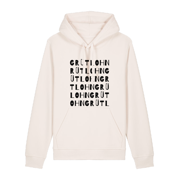 Grütlohn ordlek hoodie – hoodie från PinShirt