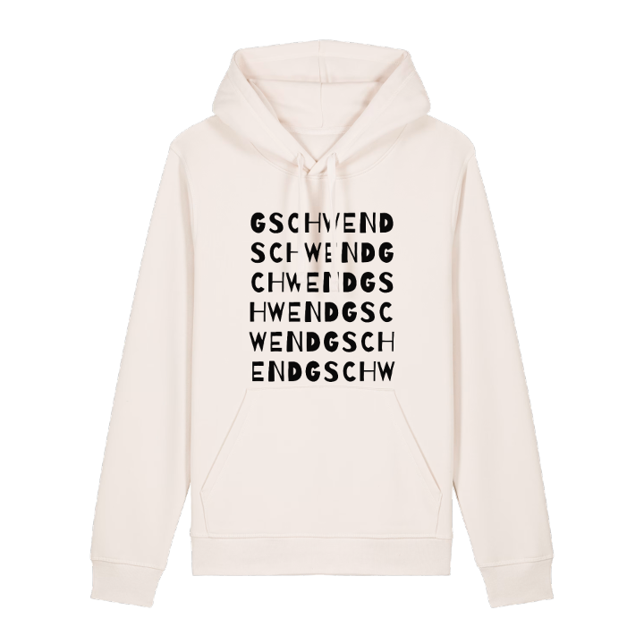 Gschwend ordlek hoodie – hoodie från PinShirt