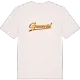 Gusseröd baseball t-shirt