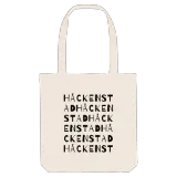 Håckenstad ordlek tygkasse