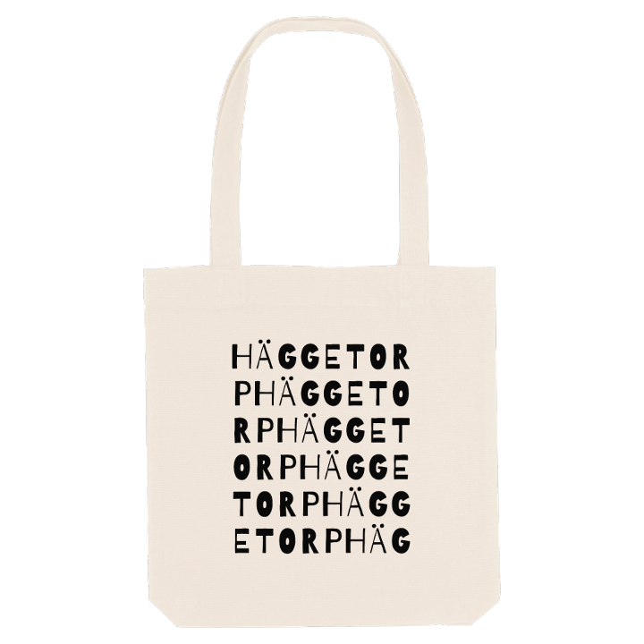 Häggetorp ordlek tygkasse – tygkasse från PinShirt