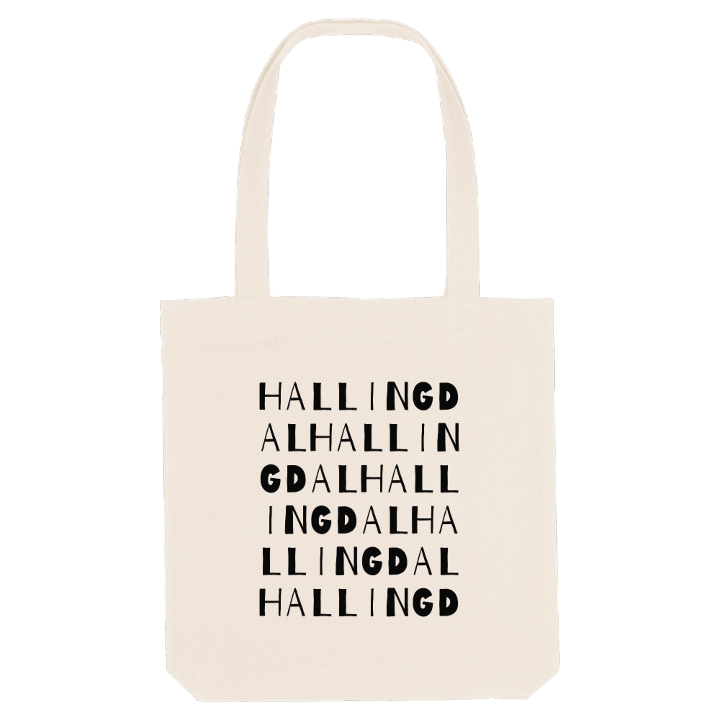 Hallingdal ordlek tygkasse – tygkasse från PinShirt