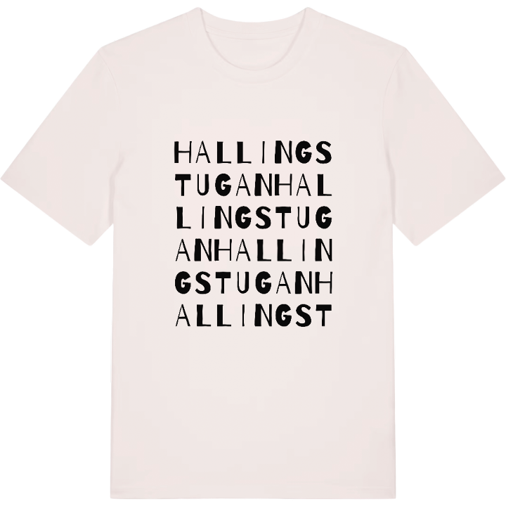 Hallingstugan ordlek t-shirt – t-shirt från PinShirt