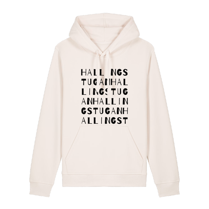 Hallingstugan ordlek hoodie – hoodie från PinShirt