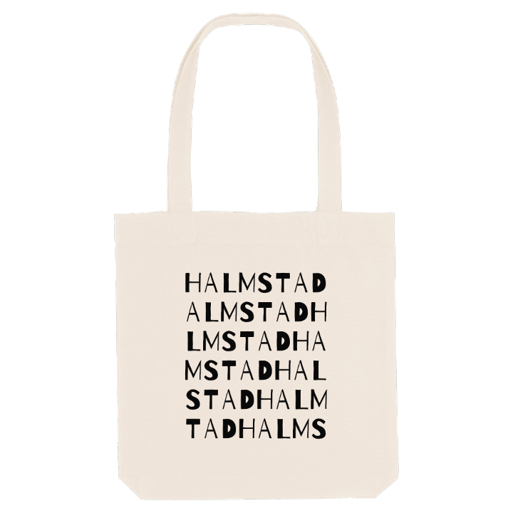 Halmstad ordlek tygkasse – tygkasse från PinShirt